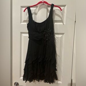 Fun, short black dress